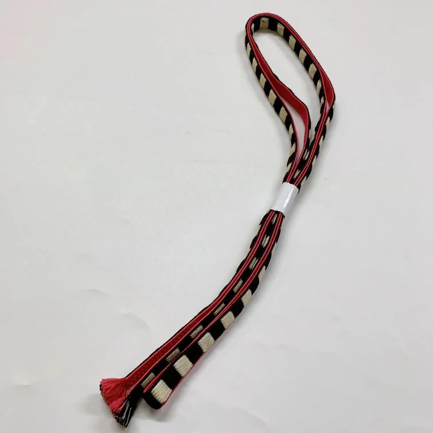 6956# Japanese Kimono Accessory Vintage Obiage and Obijime 2-piece Set Silk