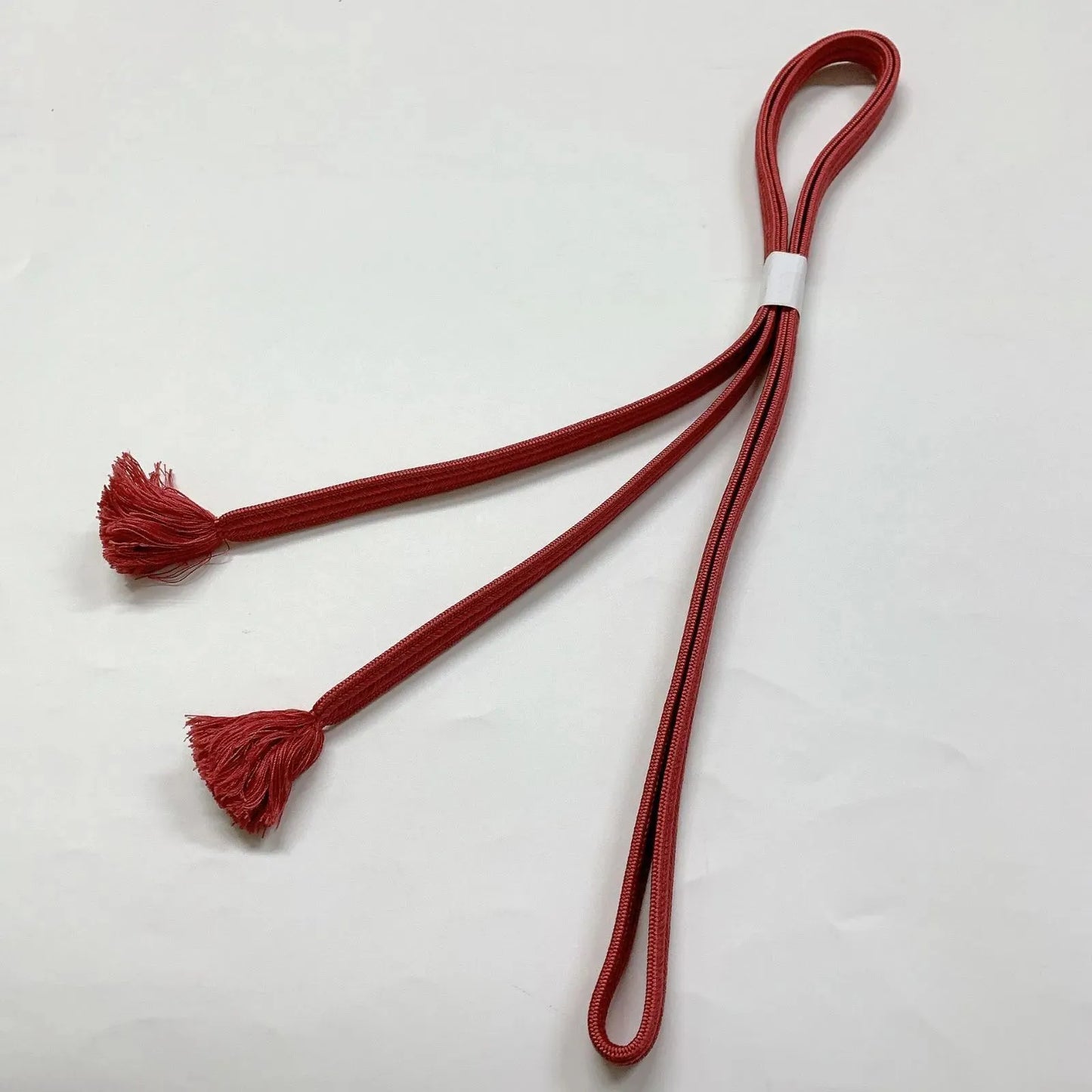 6958# Japanese Kimono Accessory Obiage and Obijime 2-piece Set Silk Shibori