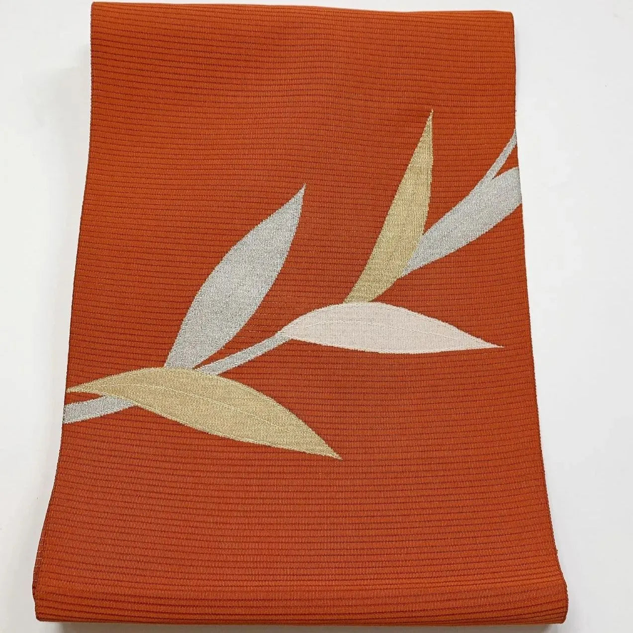 6962# Japanese Vintage Nagoya Obi Belt Kimono Fabric Silk Traditional Summer