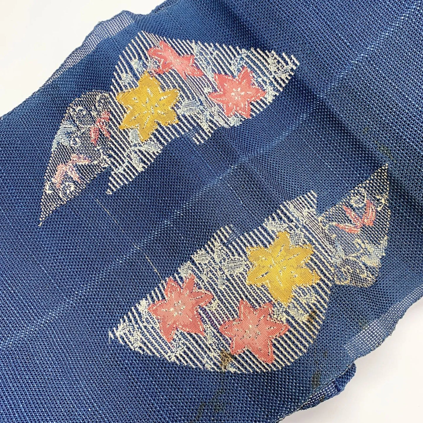 6966# Japanese Vintage Nagoya Obi Belt Kimono Fabric Silk Traditional Summer