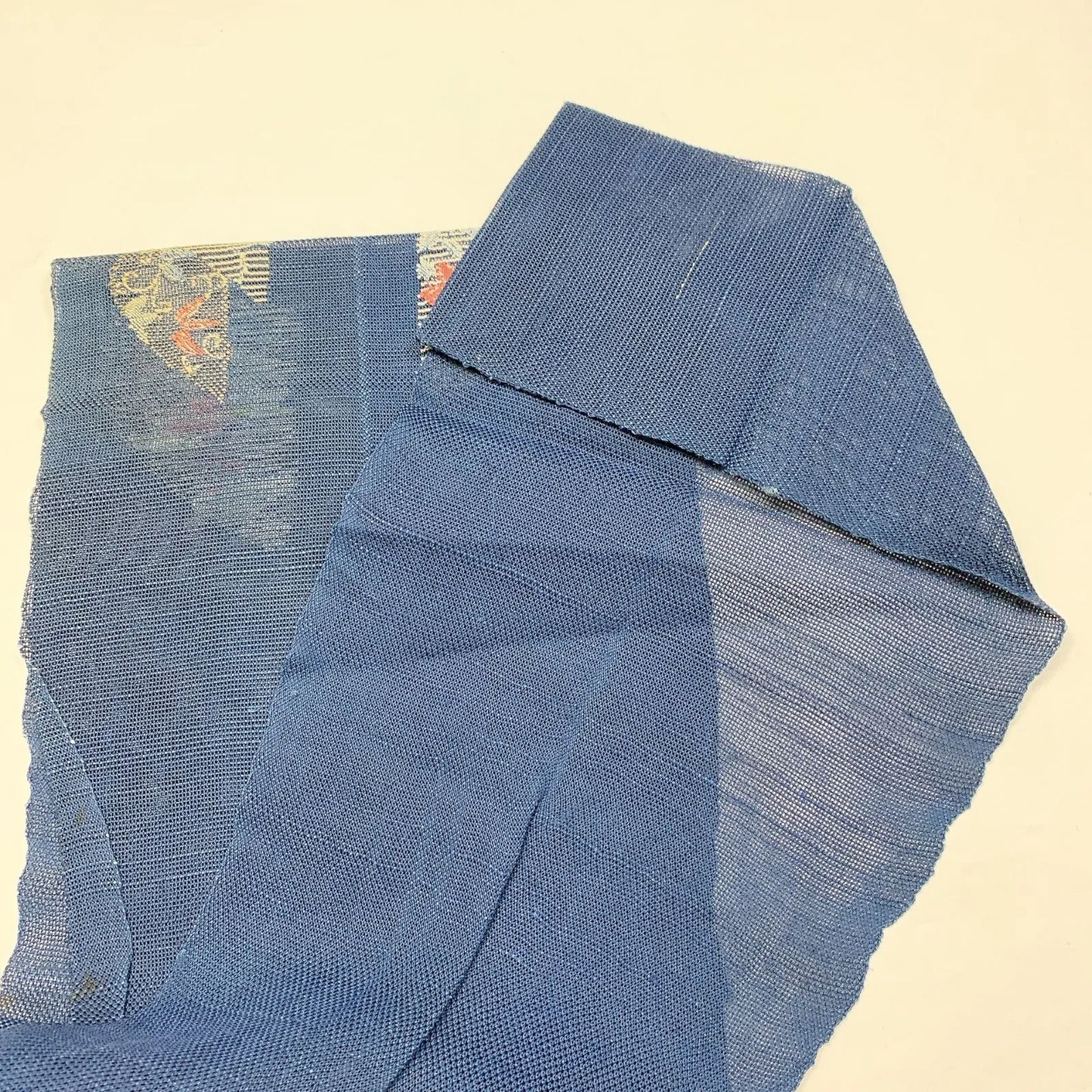 6966# Japanese Vintage Nagoya Obi Belt Kimono Fabric Silk Traditional Summer