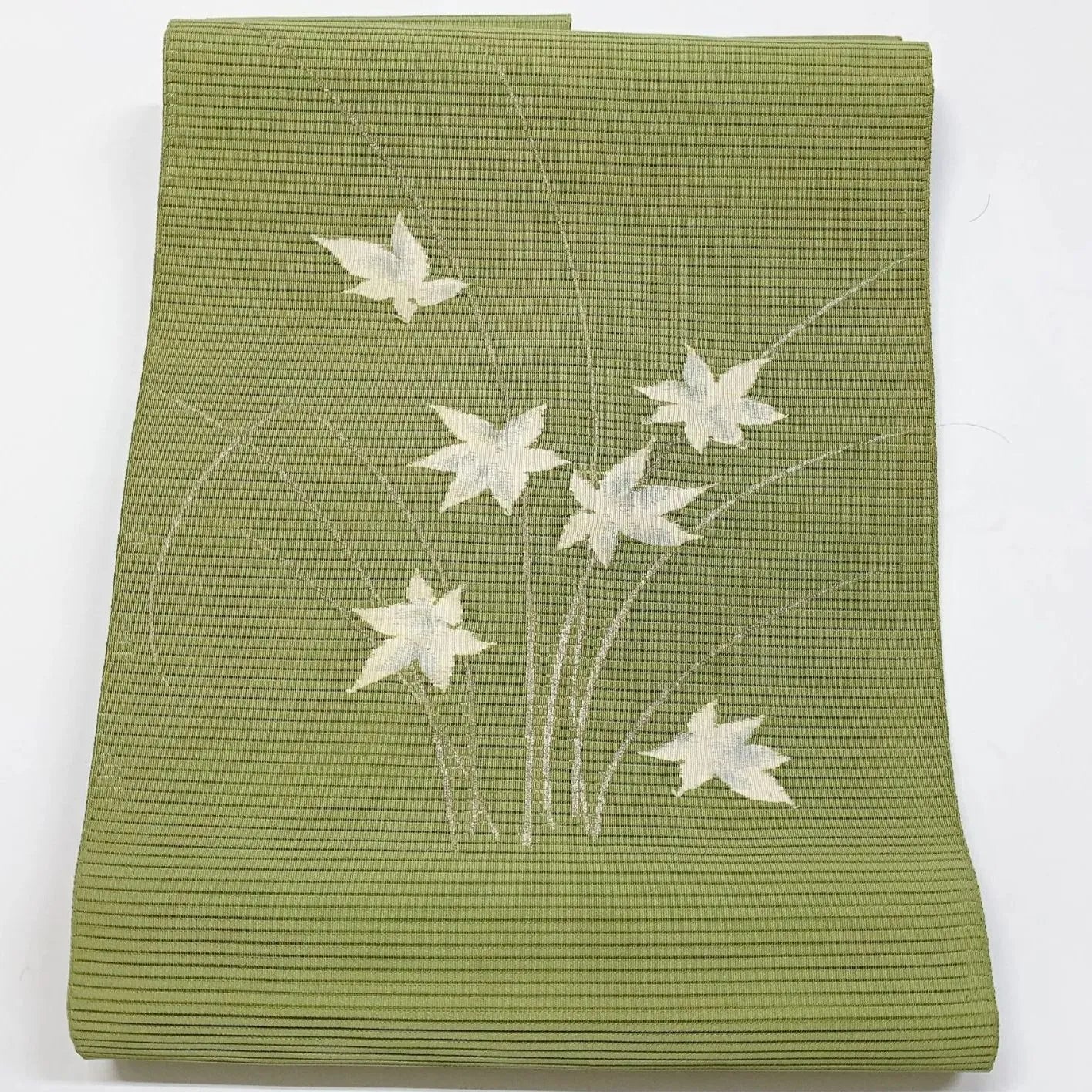 6963# Japanese Vintage Nagoya Obi Belt Kimono Fabric Silk Traditional Summer