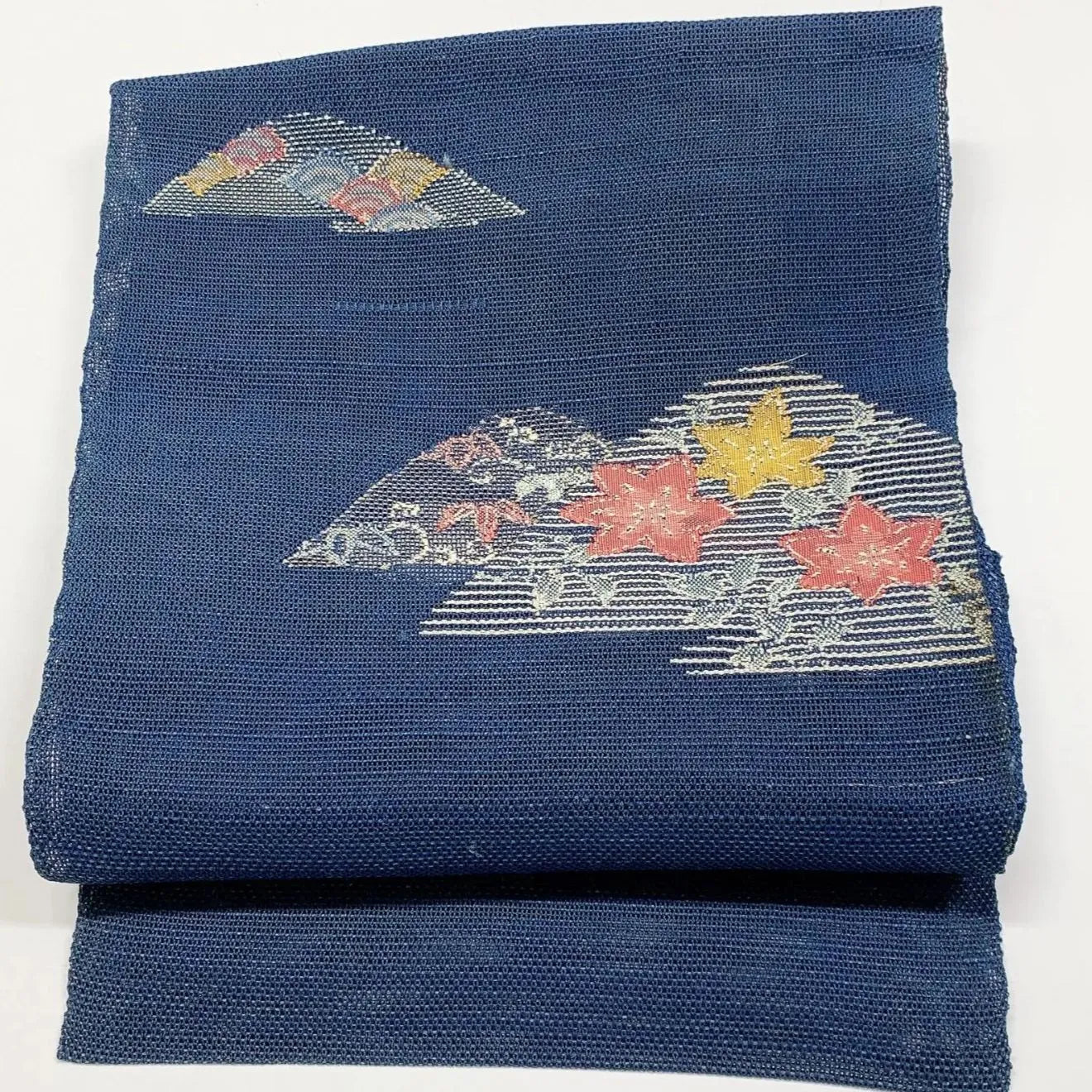 6966# Japanese Vintage Nagoya Obi Belt Kimono Fabric Silk Traditional Summer