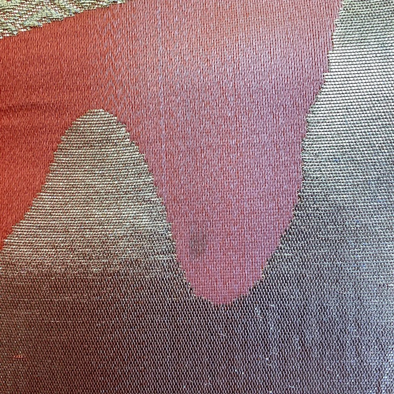 6972# Japanese Vintage Fukuro Obi Belt Kimono Fabric Silk Traditional