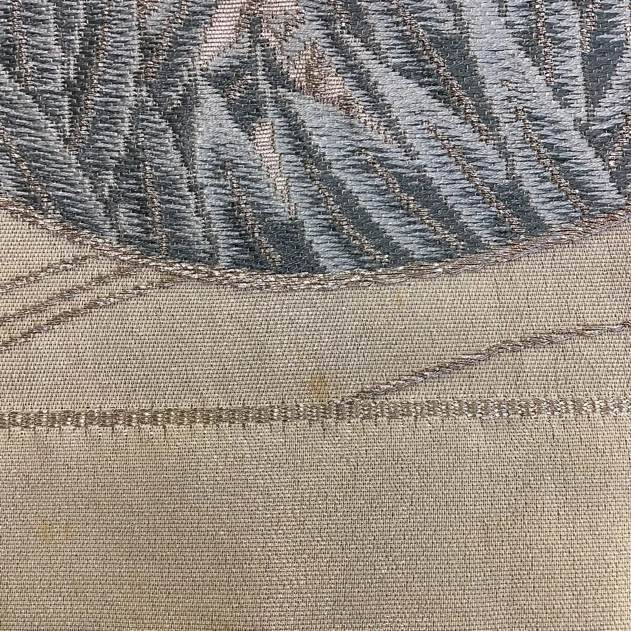 6974# Japanese Vintage Fukuro Obi Belt Kimono Fabric Silk Traditional Untailored