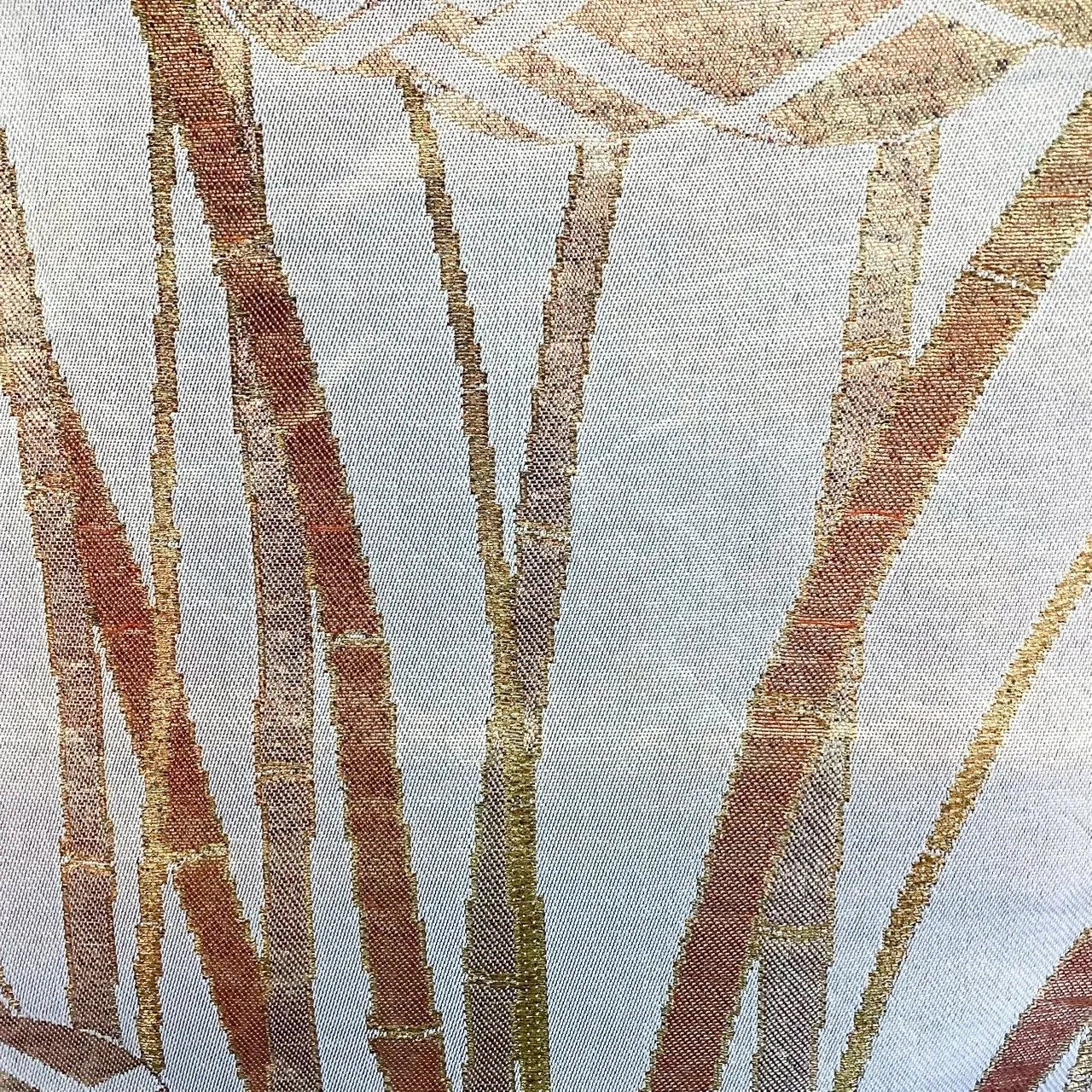 6976# Japanese Vintage Fukuro Obi Belt Kimono Fabric Silk Traditional