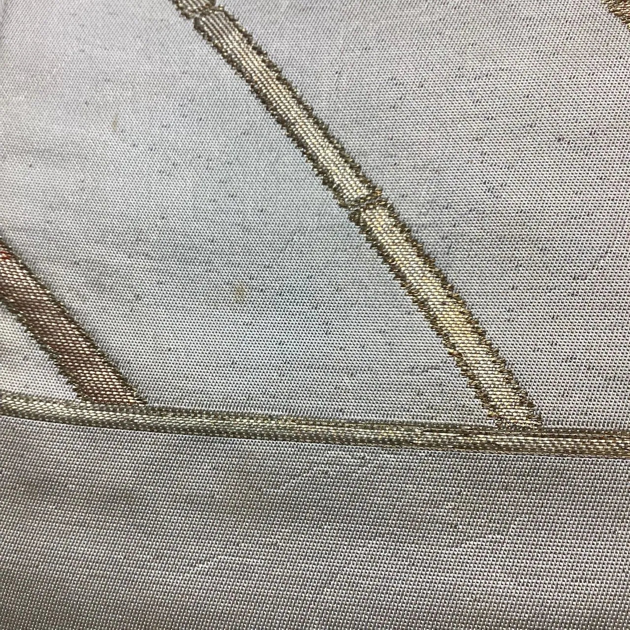 6976# Japanese Vintage Fukuro Obi Belt Kimono Fabric Silk Traditional