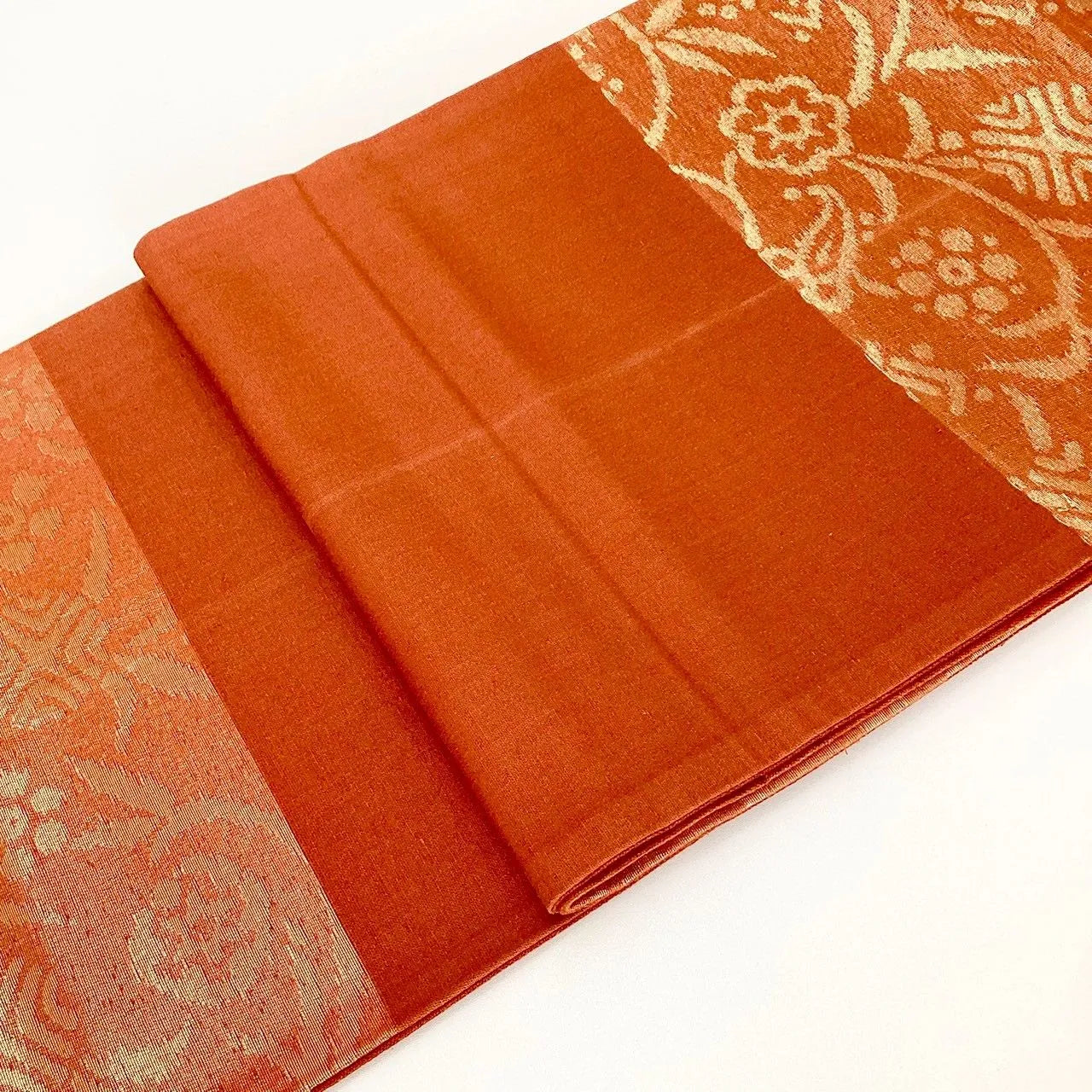 6984# Japanese Vintage Fukuro Obi Belt Kimono Fabric Silk Traditional