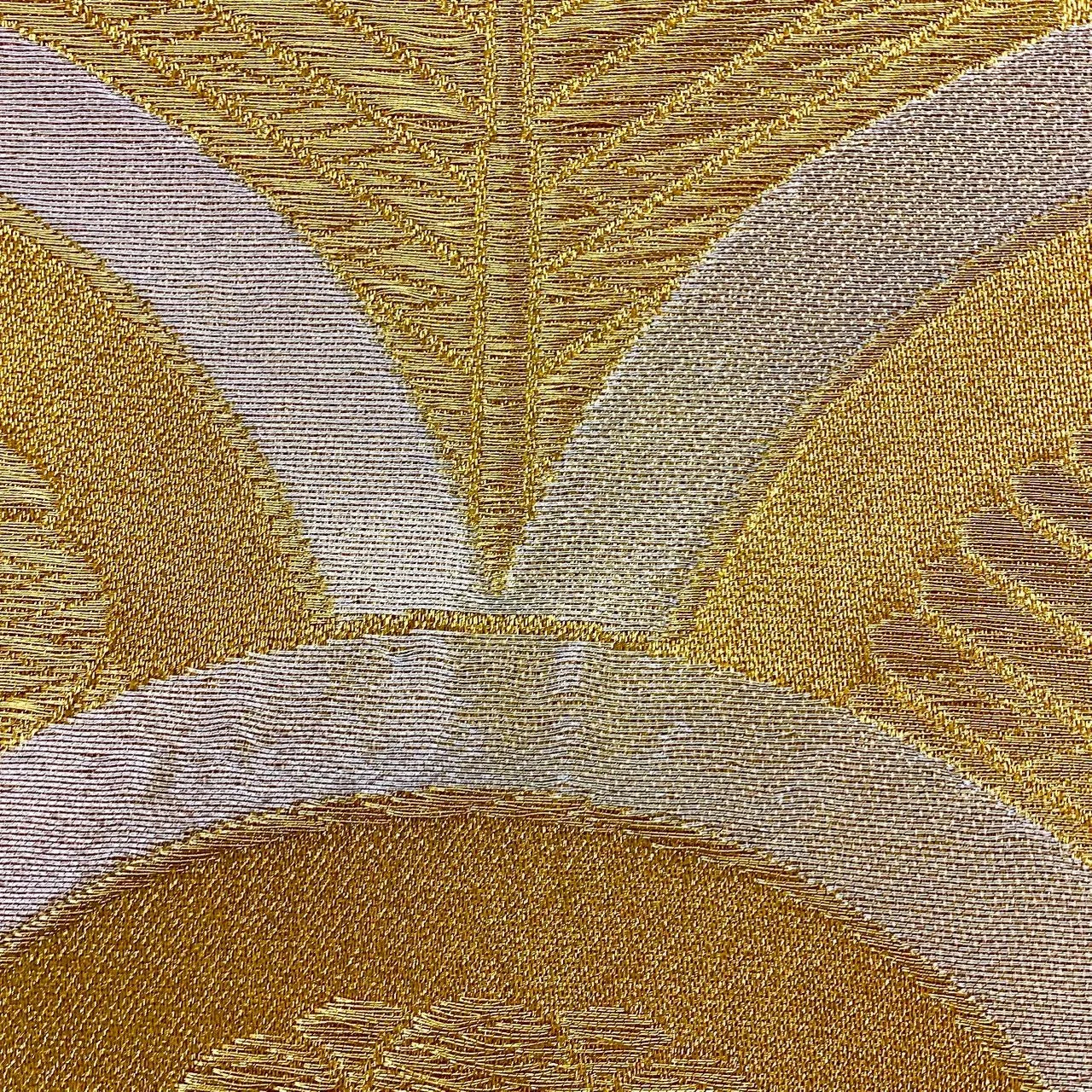 6990# Japanese Vintage Fukuro Obi Belt Kimono Fabric Silk Traditional