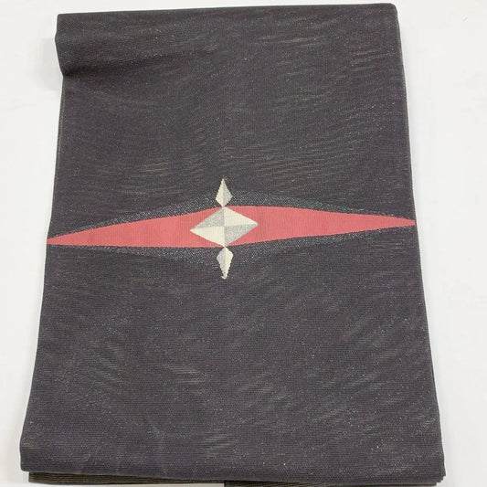6970# Japanese Vintage Nagoya Obi Belt Kimono Fabric Silk Traditional Summer