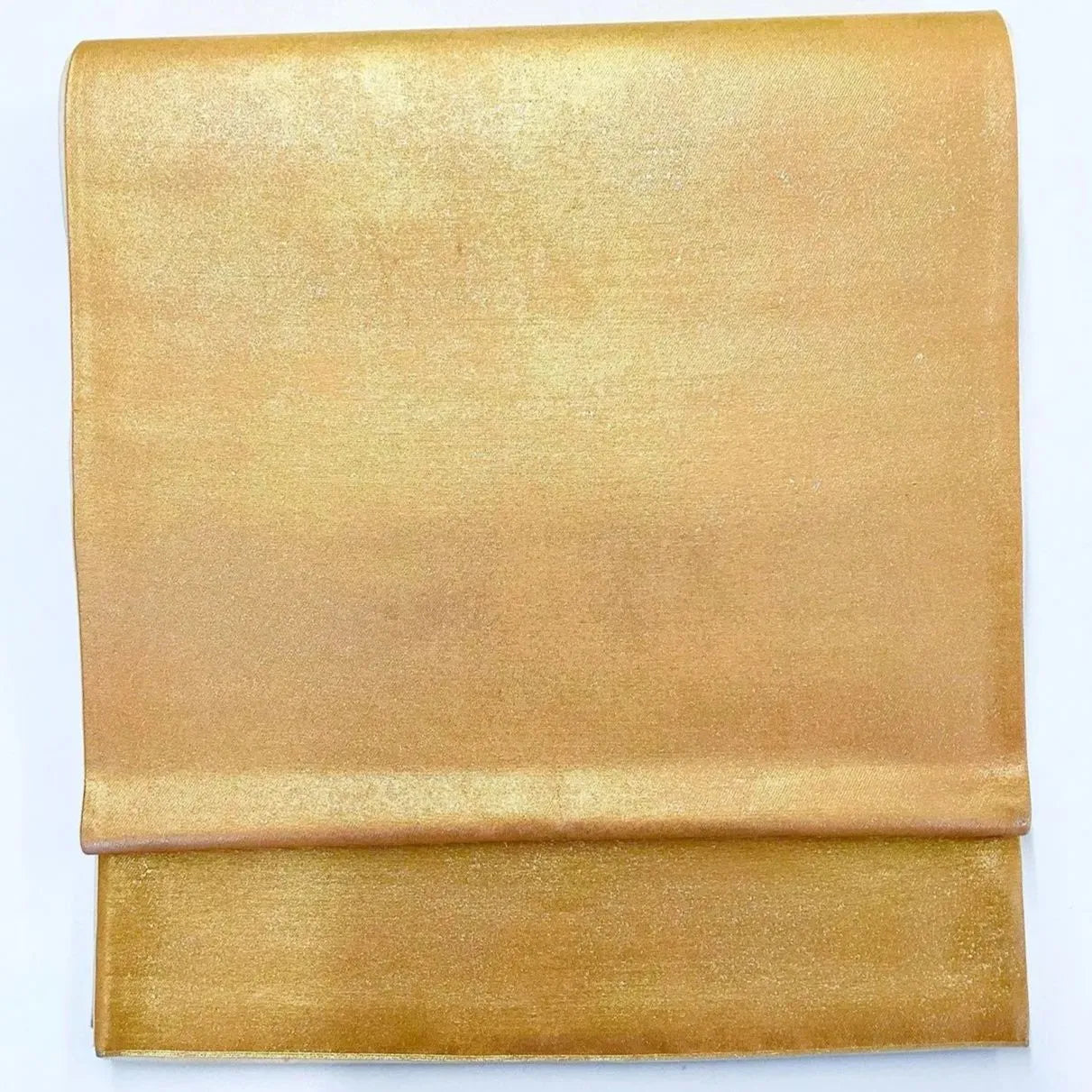 6973# Japanese Vintage Fukuro Obi Belt Kimono Fabric Silk Traditional Gold