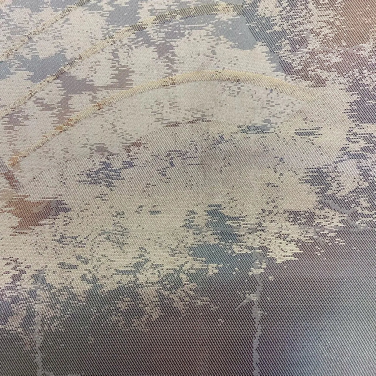 6991# Japanese Vintage Fukuro Obi Belt Kimono Fabric Silk Traditional Untailored