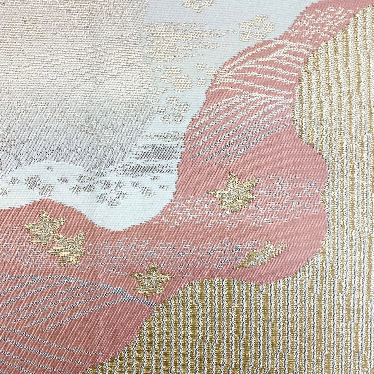 6994# Japanese Vintage Fukuro Obi Belt Kimono Fabric Silk Traditional