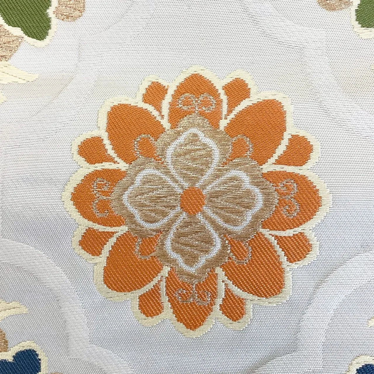 6995# Japanese Vintage Fukuro Obi Belt Kimono Fabric Silk Traditional Untailored