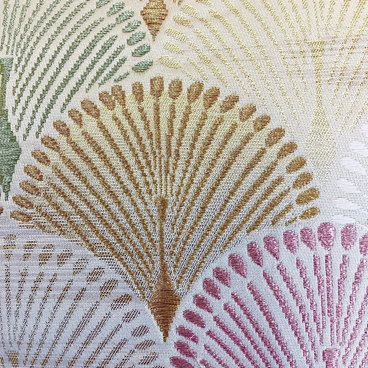 6997# Japanese Vintage Fukuro Obi Belt Kimono Fabric Silk Traditional