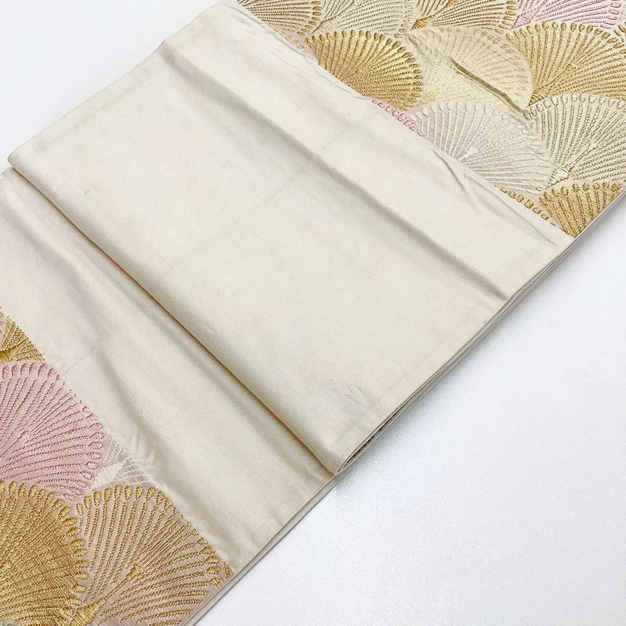 6997# Japanese Vintage Fukuro Obi Belt Kimono Fabric Silk Traditional