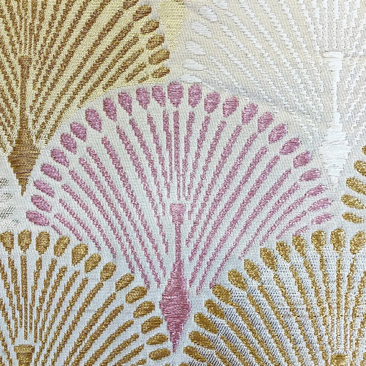 6997# Japanese Vintage Fukuro Obi Belt Kimono Fabric Silk Traditional