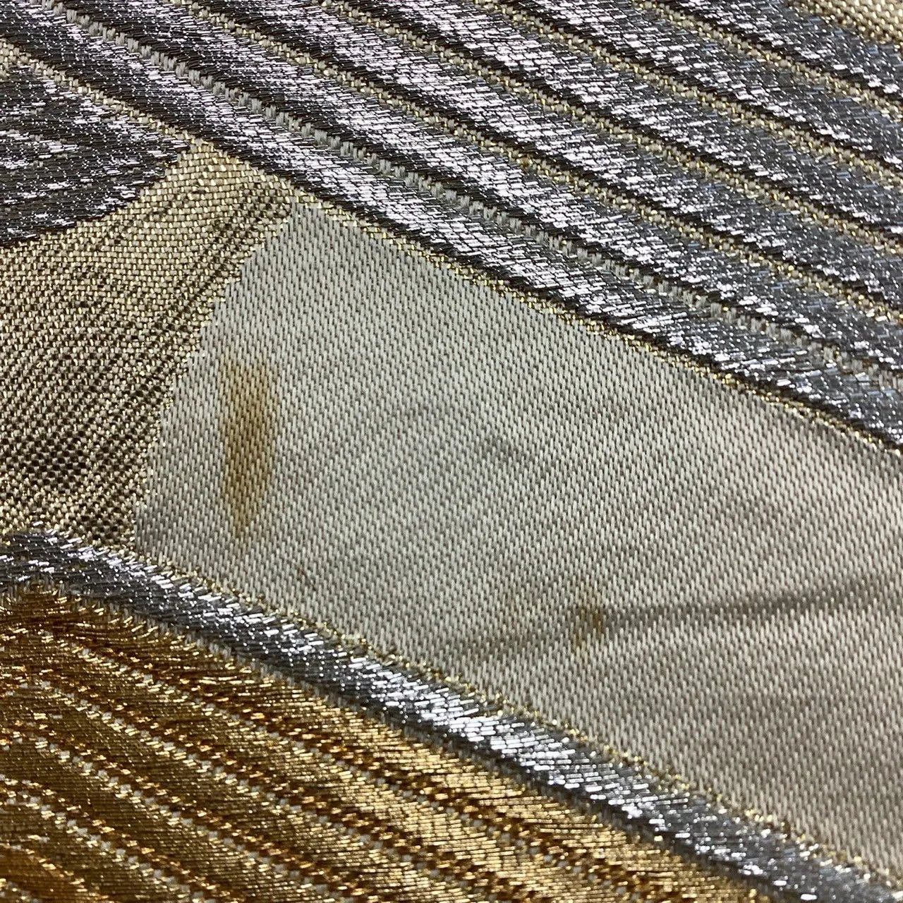 7007# Japanese Vintage Fukuro Obi Belt Kimono Fabric Silk Traditional