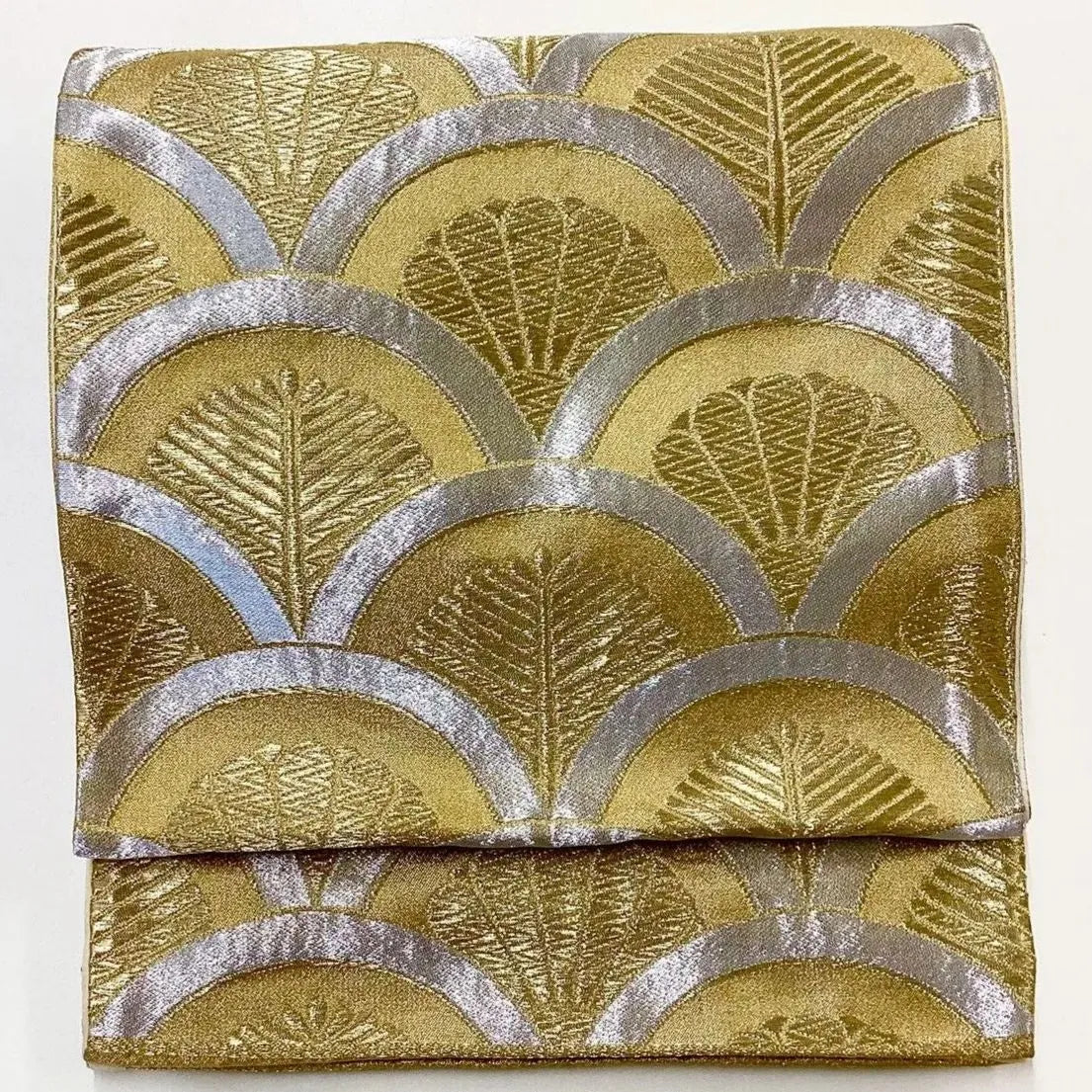 6990# Japanese Vintage Fukuro Obi Belt Kimono Fabric Silk Traditional