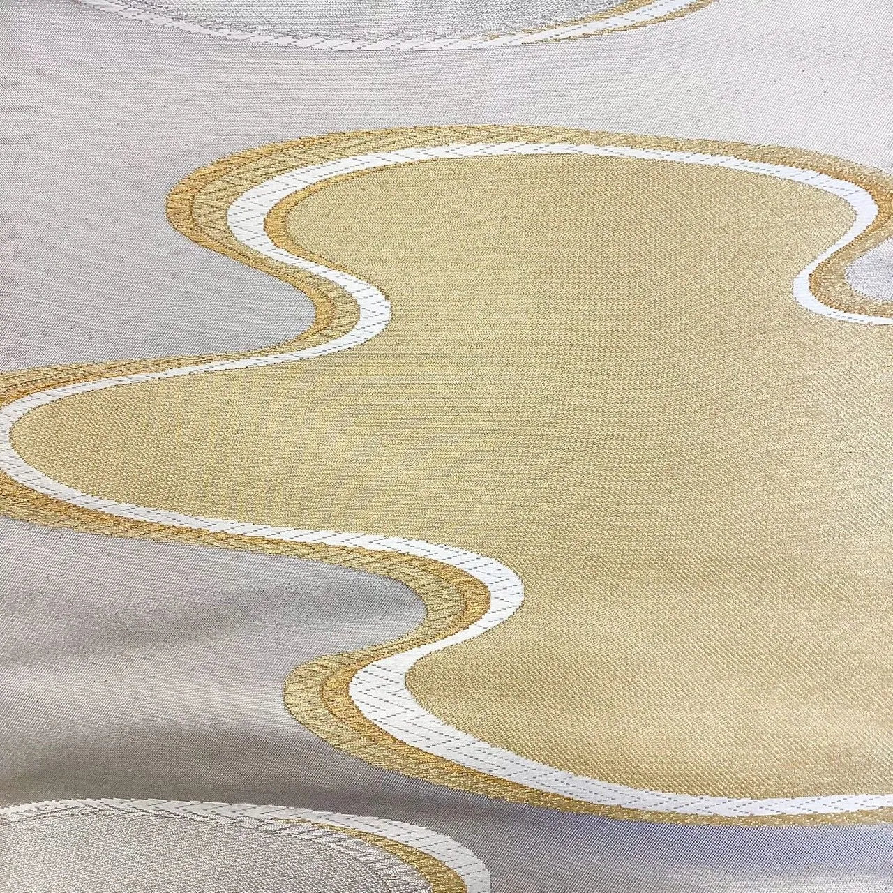 7014# Japanese Vintage Fukuro Obi Belt Kimono Fabric Silk Traditional Untailored