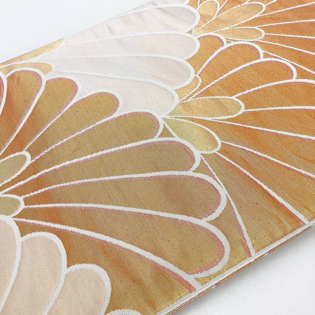 7020# Japanese Vintage Fukuro Obi Belt Kimono Fabric Silk Traditional Untailored