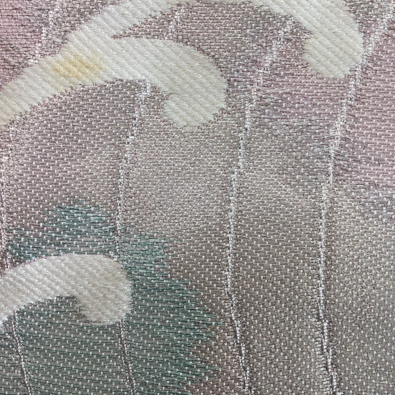 7021# Japanese Vintage Fukuro Obi Belt Kimono Fabric Silk Traditional