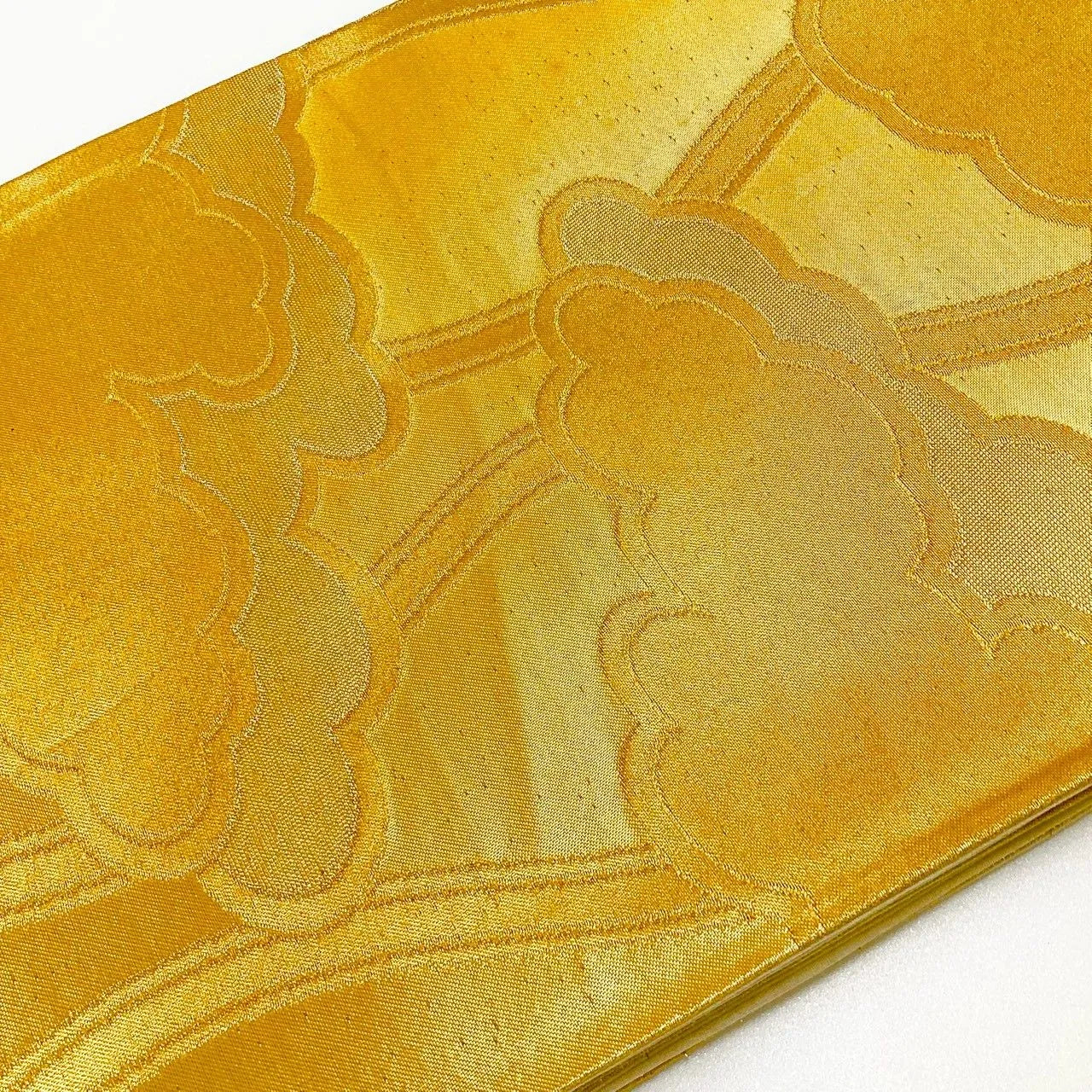 7024# Japanese Vintage Fukuro Obi Belt Kimono Fabric Silk Traditional Untailored