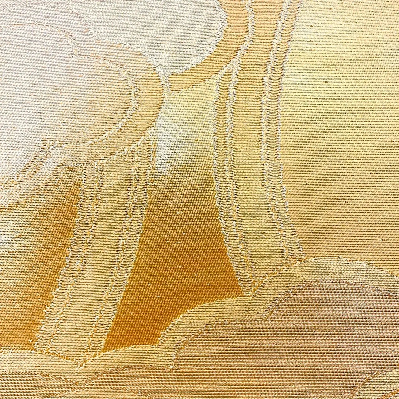 7024# Japanese Vintage Fukuro Obi Belt Kimono Fabric Silk Traditional Untailored