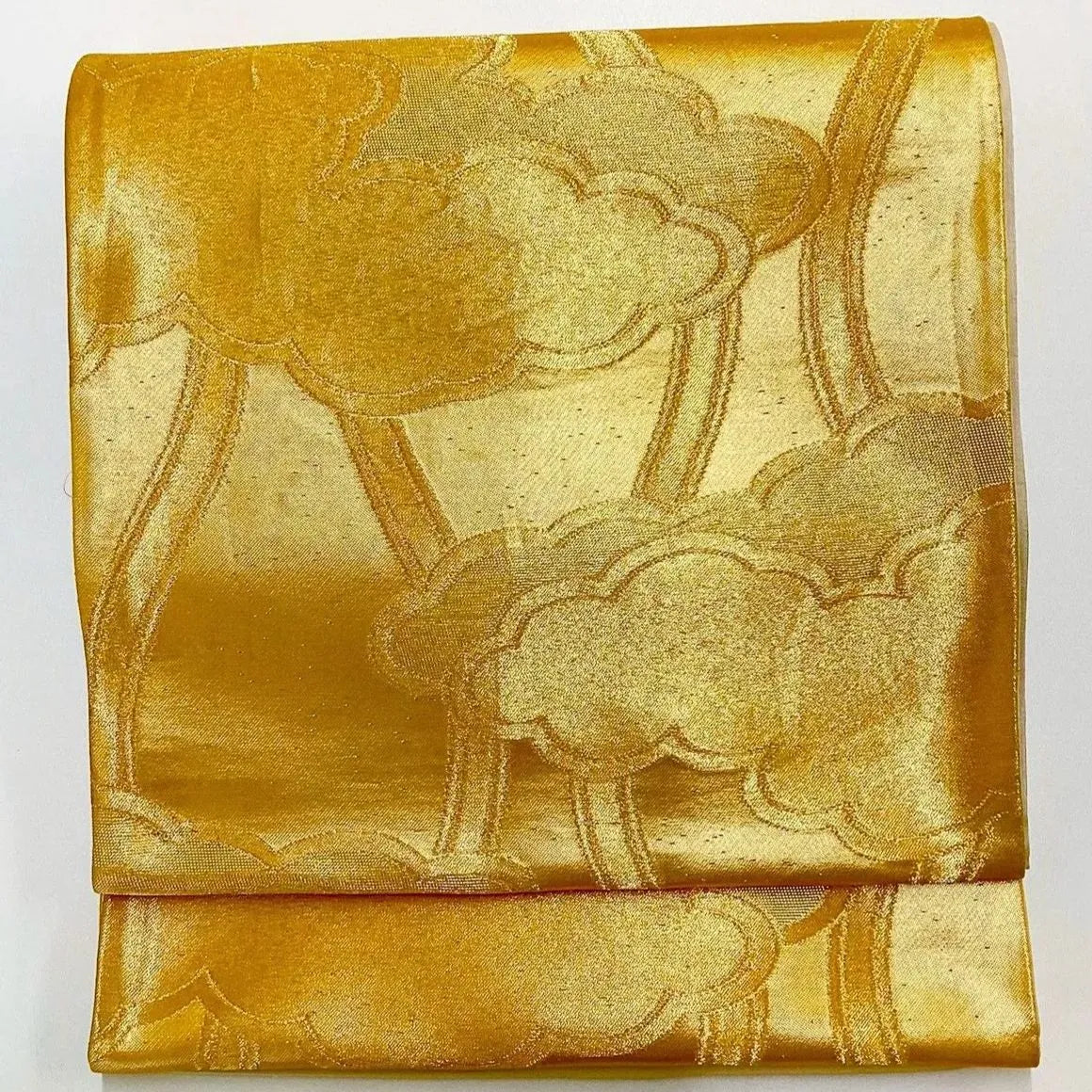 7024# Japanese Vintage Fukuro Obi Belt Kimono Fabric Silk Traditional Untailored