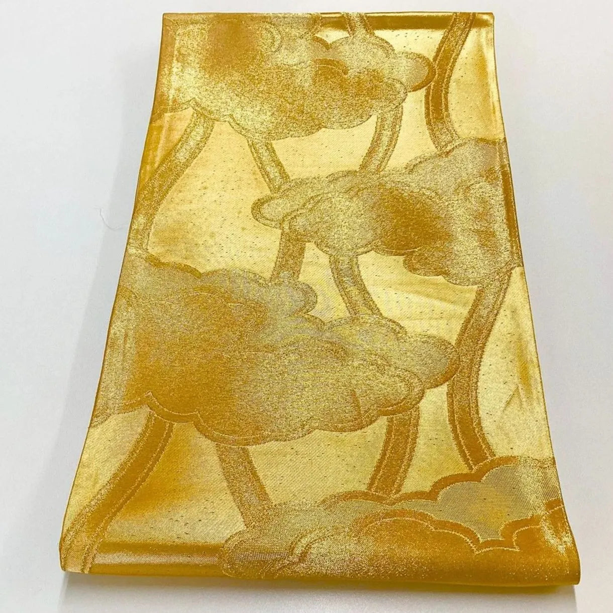 7024# Japanese Vintage Fukuro Obi Belt Kimono Fabric Silk Traditional Untailored