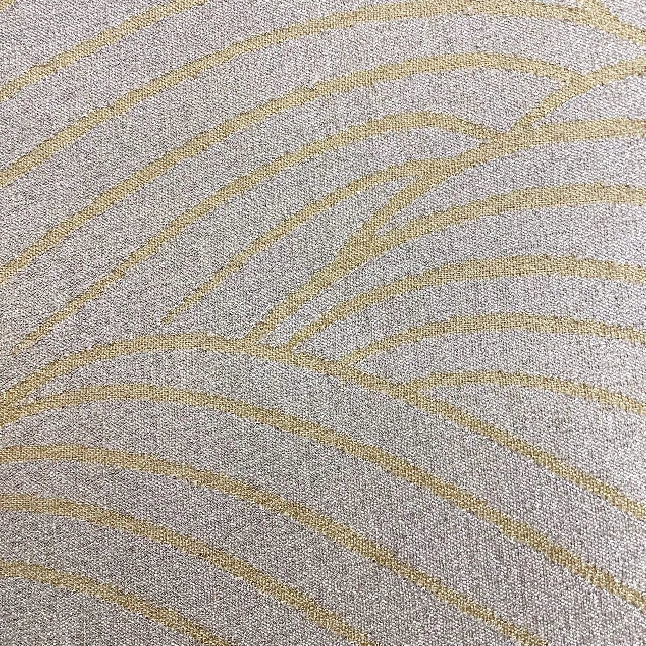 7034# Japanese Vintage Fukuro Obi Belt Kimono Fabric Silk Traditional Silver