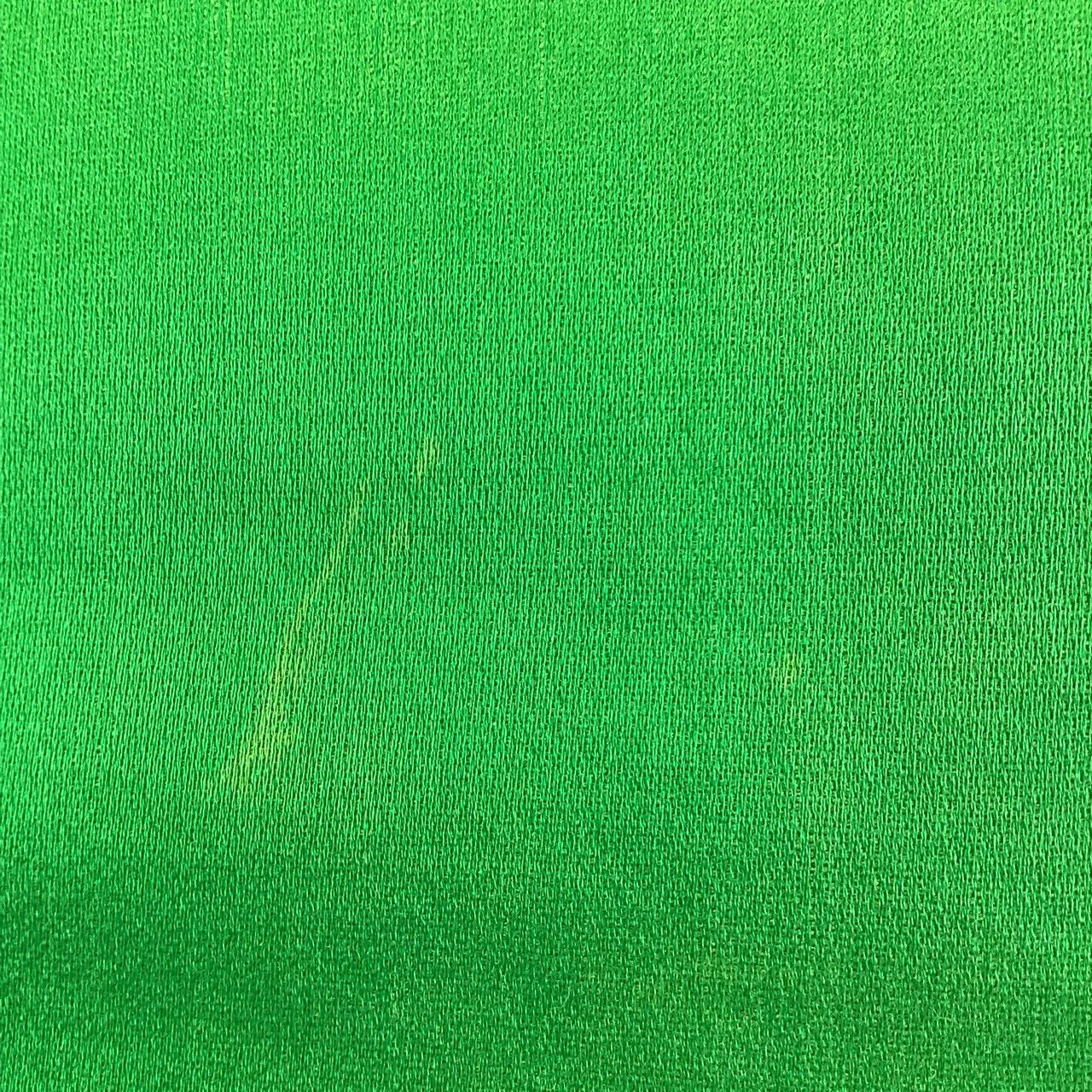 7038# Japanese Vintage Fukuro Obi Belt Kimono Fabric Silk Traditional Green