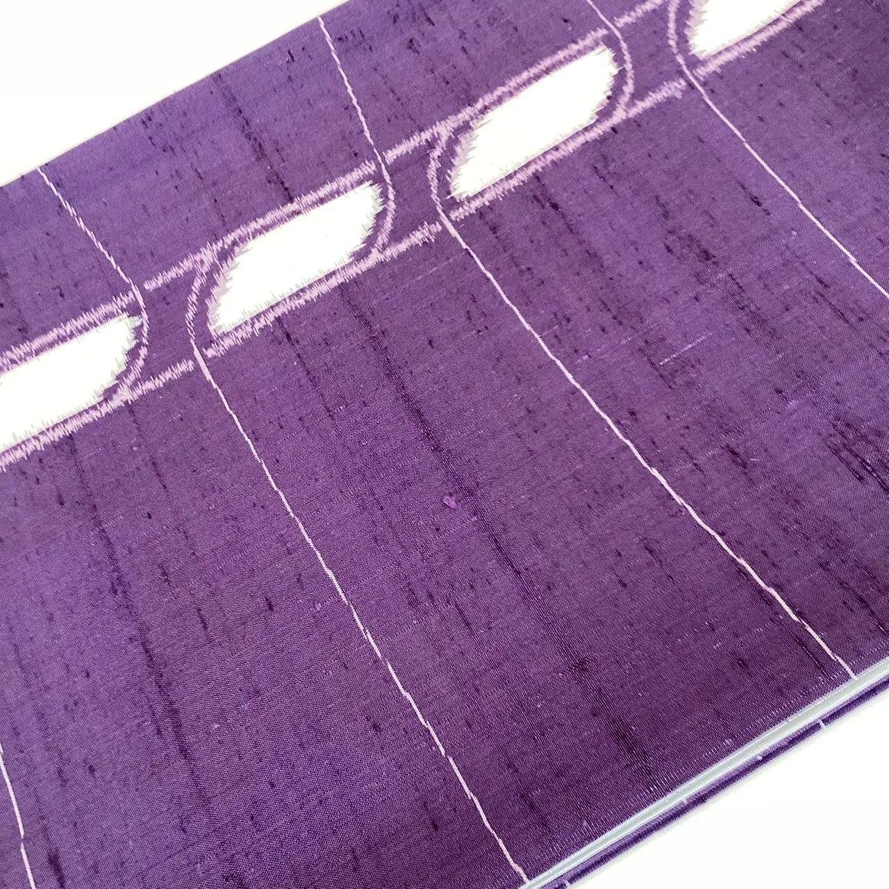 7055# Japanese Vintage Fukuro Obi Belt Kimono Fabric Silk All-over pattern　