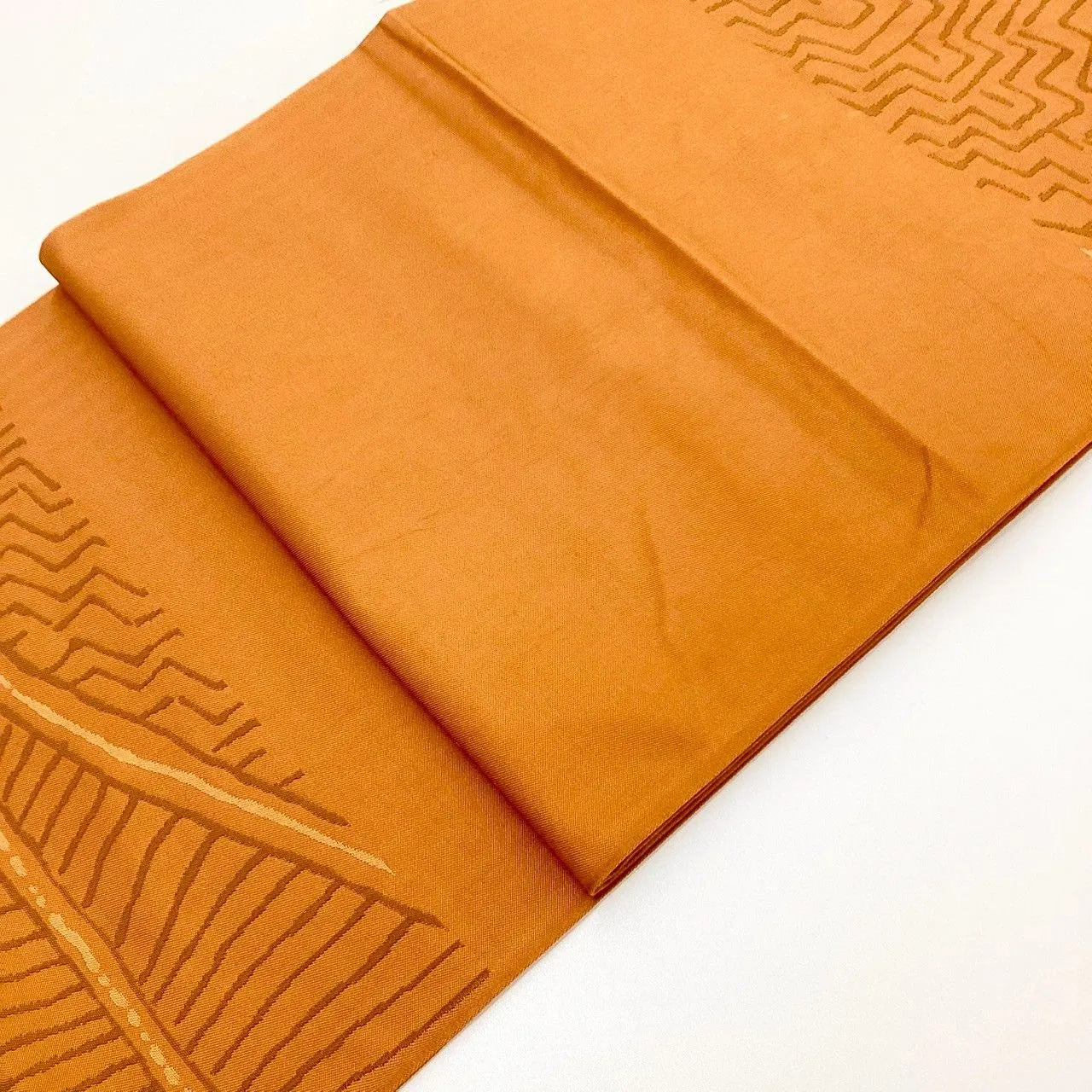 7059# Japanese Vintage Fukuro Obi Belt Kimono Fabric Silk Traditional