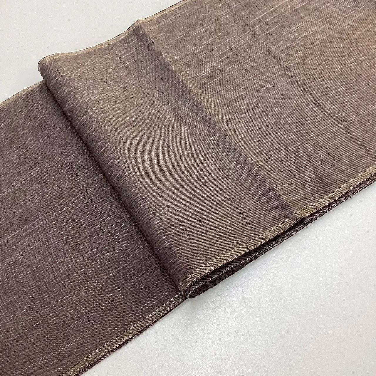 7062# Japanese Vintage Fukuro Obi Belt Kimono Tsumugi Fabric Silk Traditional