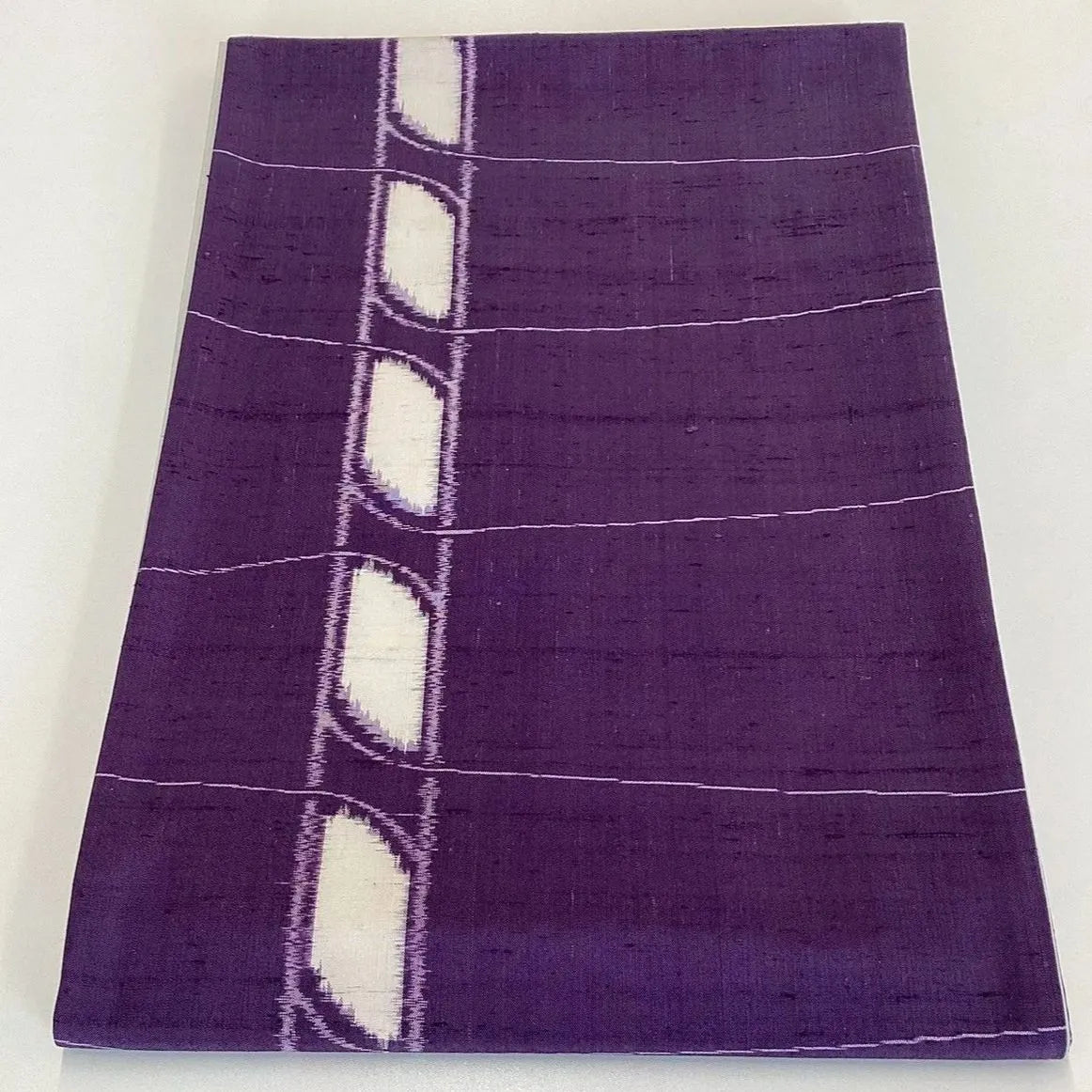 7055# Japanese Vintage Fukuro Obi Belt Kimono Fabric Silk All-over pattern　