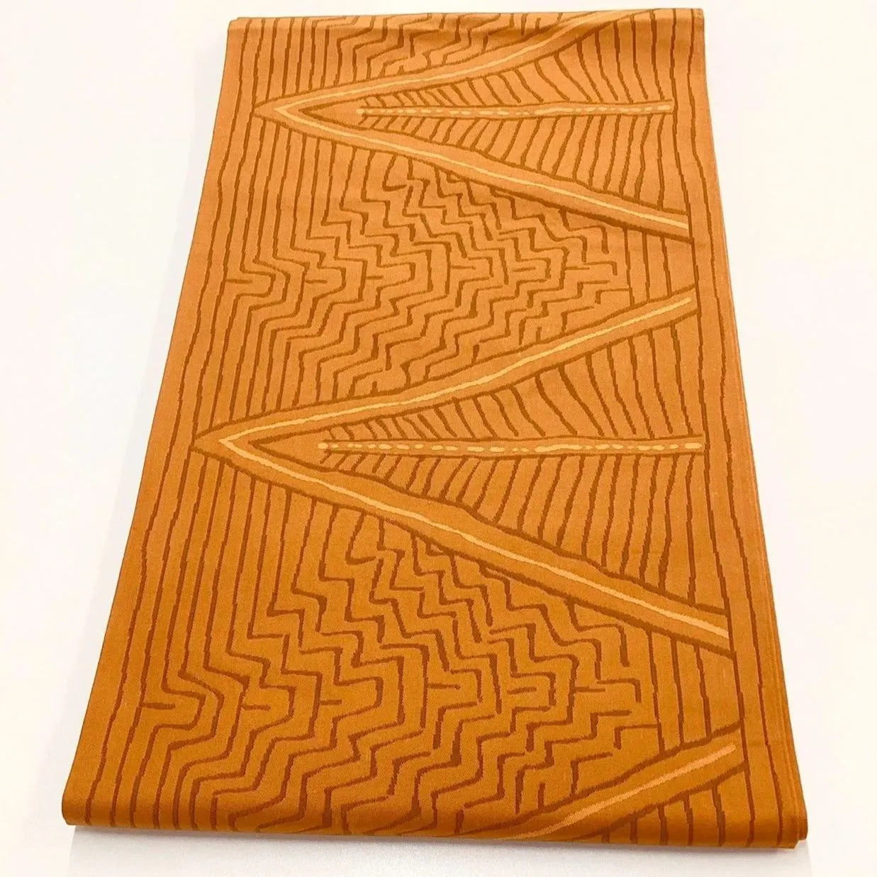 7059# Japanese Vintage Fukuro Obi Belt Kimono Fabric Silk Traditional