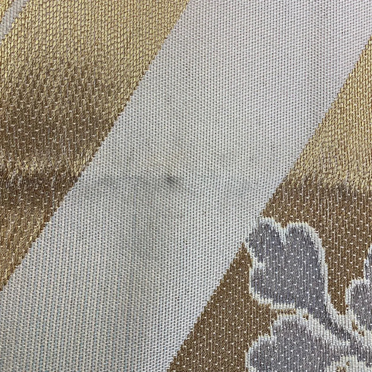 7247# Japanese Vintage Fukuro Obi Belt Kimono Fabric Silk Traditional