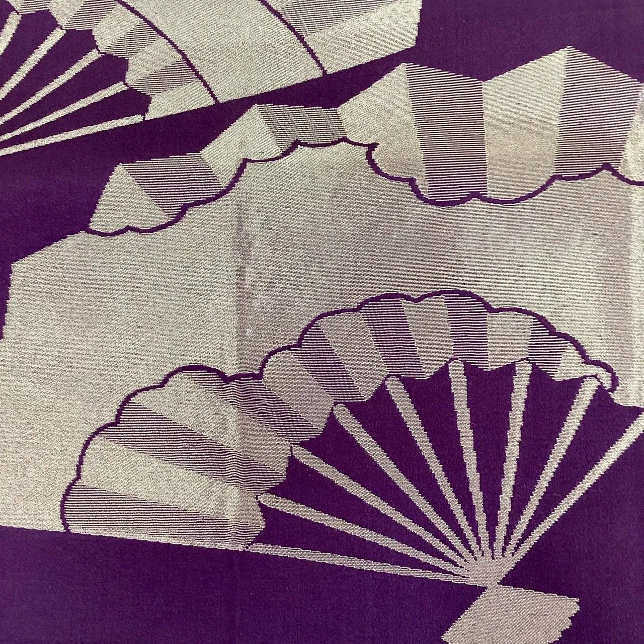 7264# Japanese Vintage Fukuro Obi Belt Kimono Fabric Silk Traditional