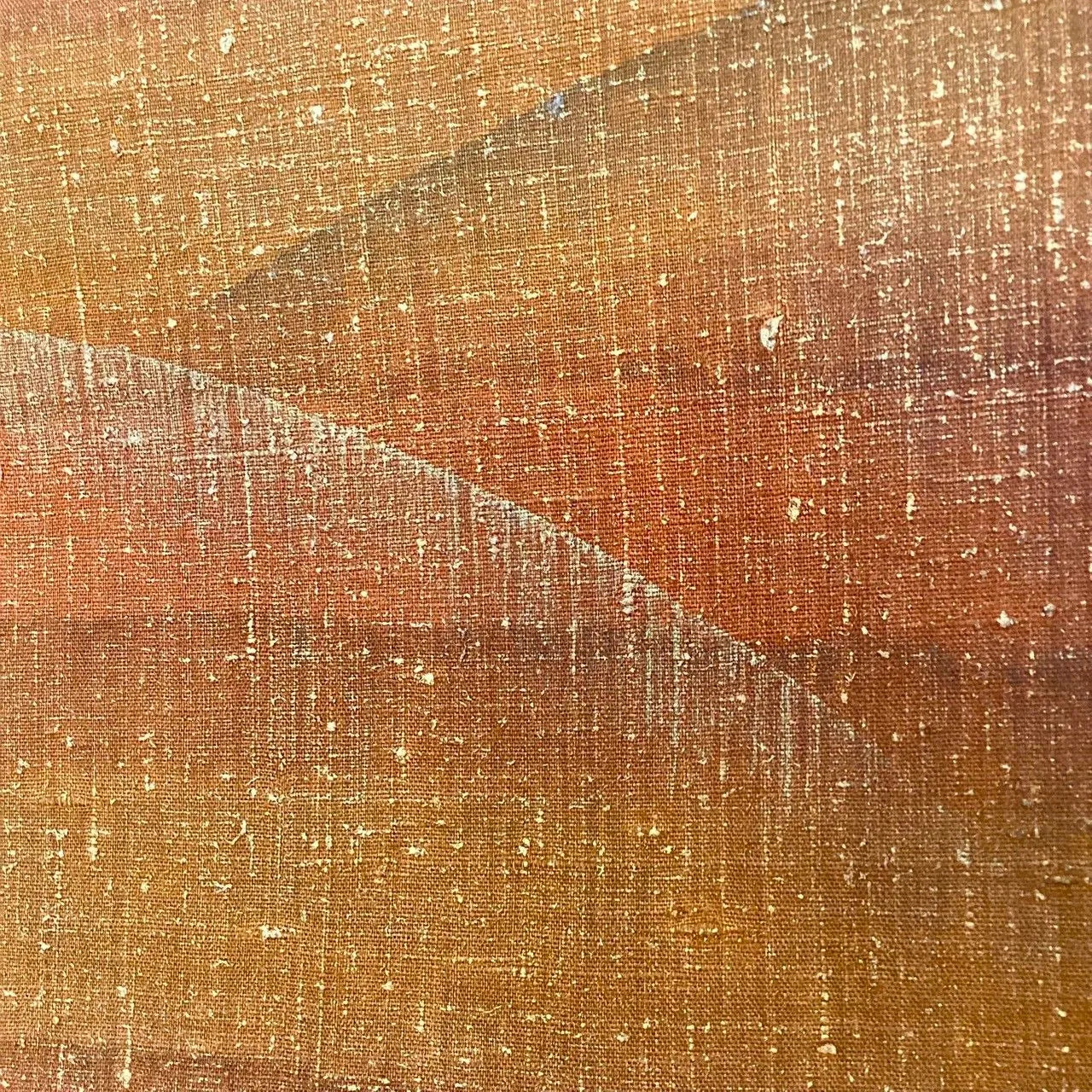 7267# Japanese Vintage Fukuro Obi Belt Kimono Fabric Silk All-over pattern　