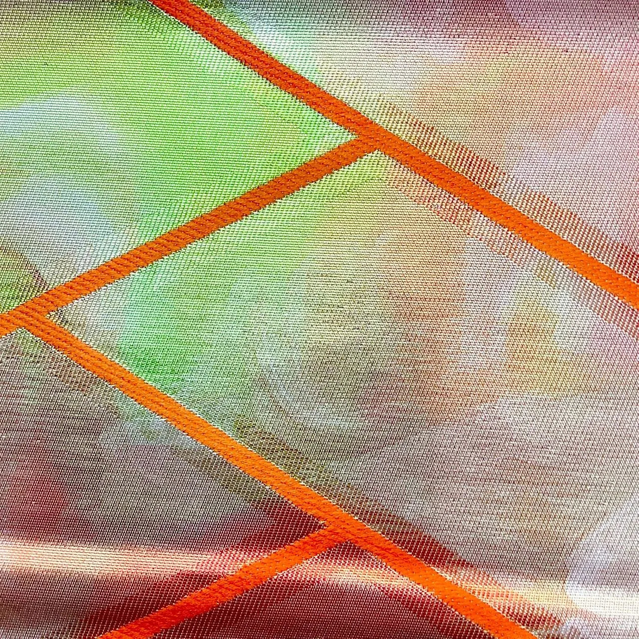 7269# Japanese Vintage Fukuro Obi Belt Kimono Fabric Silk Traditional