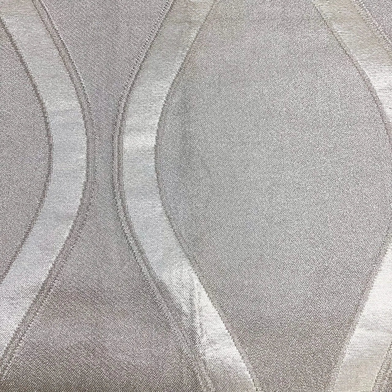 7271# Japanese Vintage Fukuro Obi Belt Kimono Fabric Silk Traditional Silver