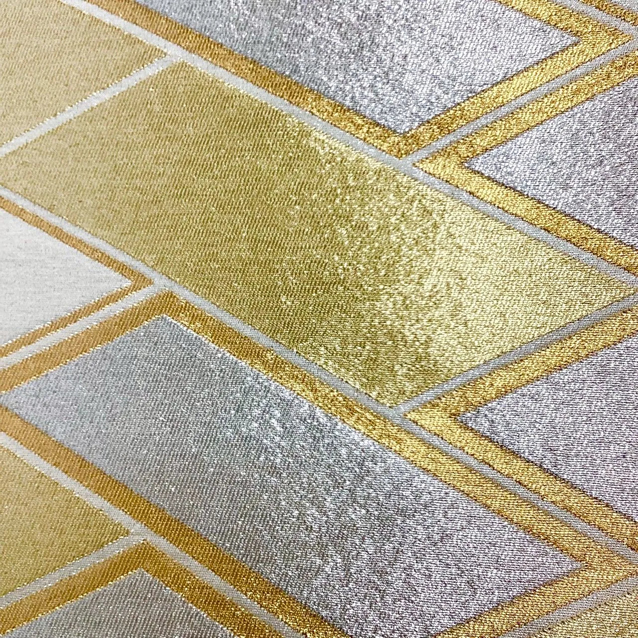 7272# Japanese Vintage Fukuro Obi Belt Kimono Fabric Silk Traditional