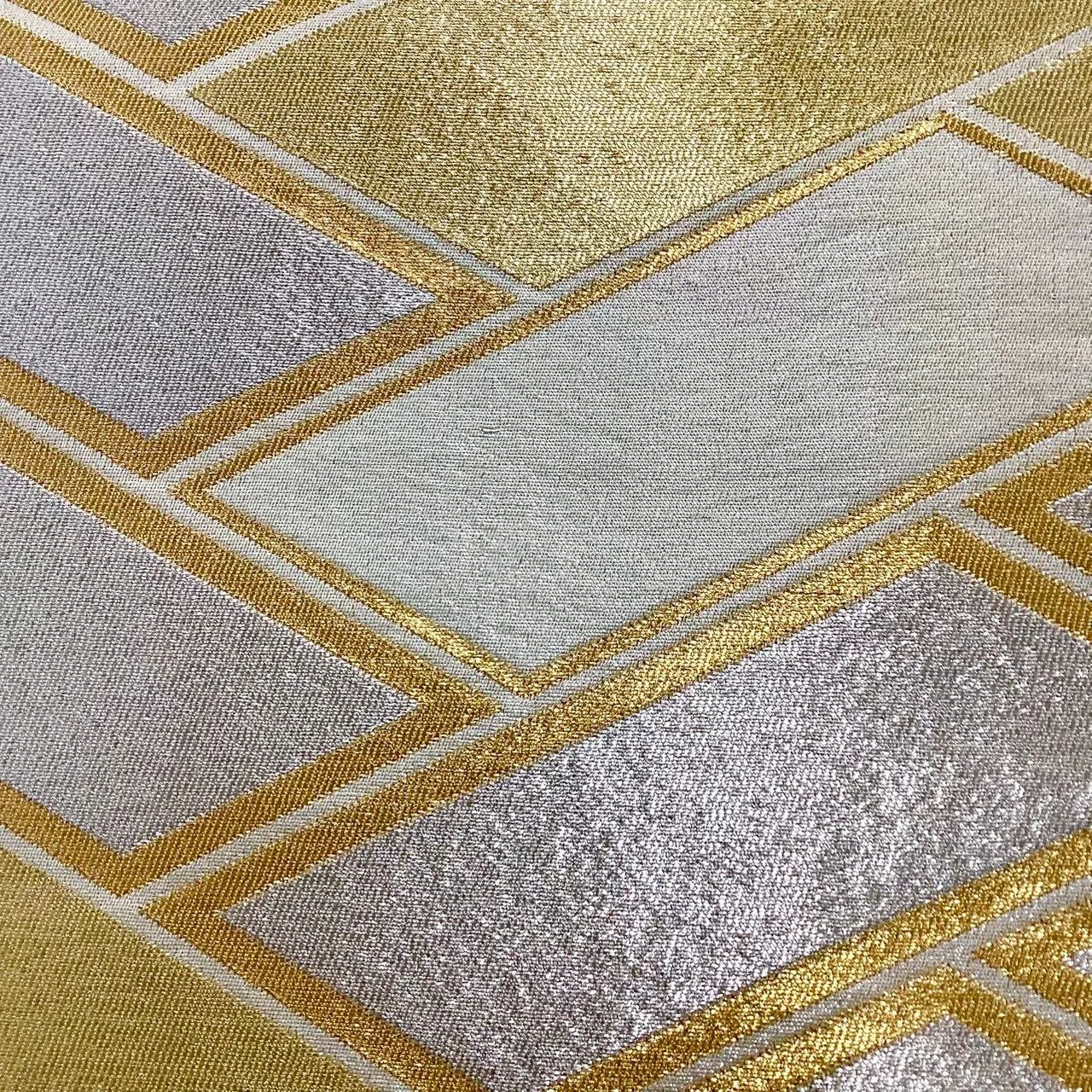 7272# Japanese Vintage Fukuro Obi Belt Kimono Fabric Silk Traditional