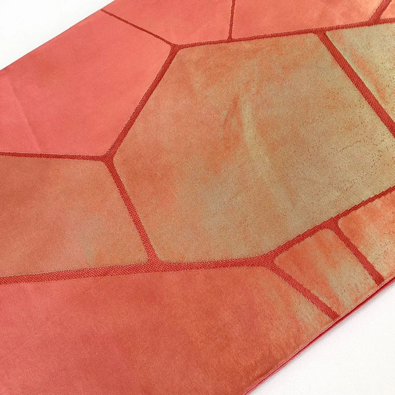 7277# Japanese Vintage Fukuro Obi Belt Kimono Fabric Silk Traditional