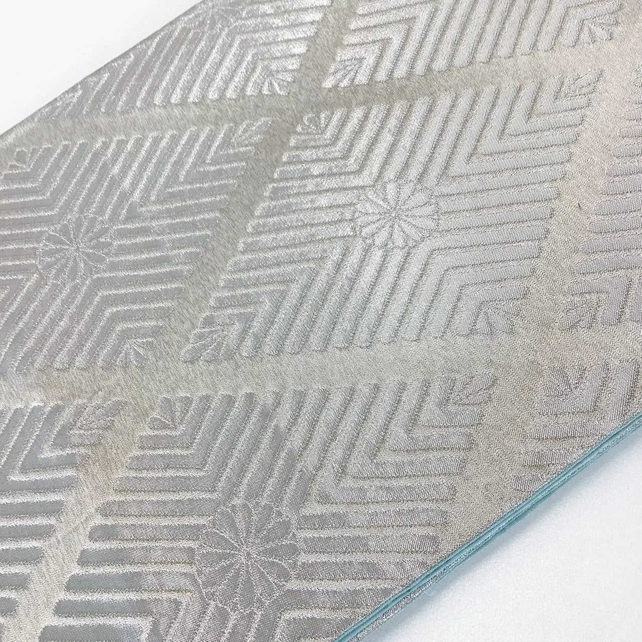 7278# Japanese Vintage Fukuro Obi Belt Kimono Fabric Silk Traditional Unfinished