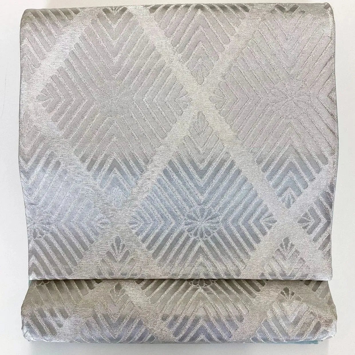 7278# Japanese Vintage Fukuro Obi Belt Kimono Fabric Silk Traditional Unfinished