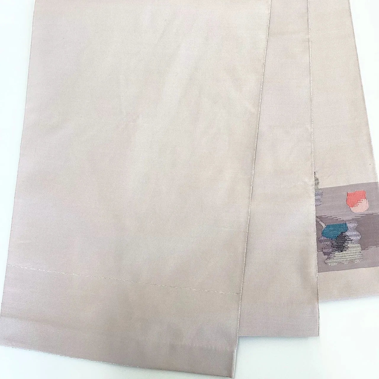 7281# Japanese Vintage Fukuro Obi Belt Kimono Fabric Silk Traditional Unfinished