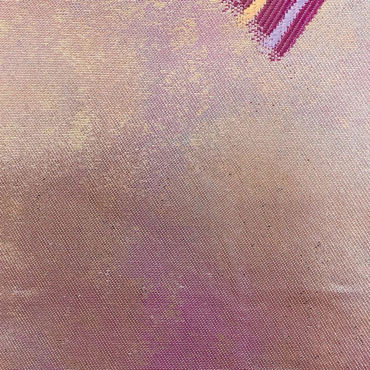 7282# Japanese Vintage Fukuro Obi Belt Kimono Fabric Silk Traditional Embroidery