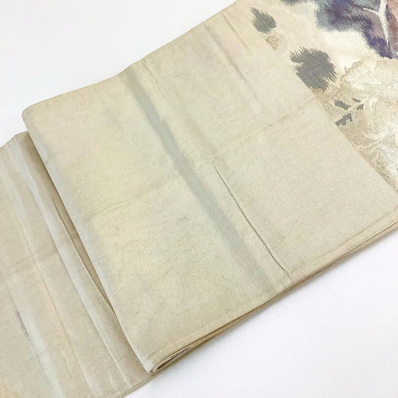 7299# Japanese Vintage Fukuro Obi Belt Kimono Fabric Silk Traditional